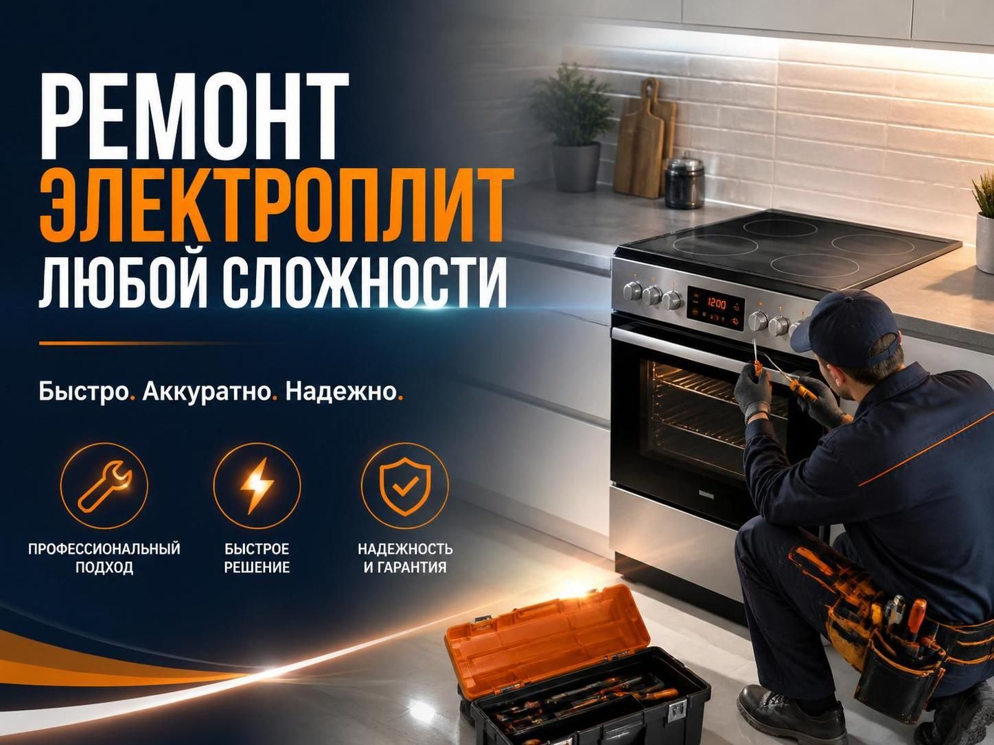 Ремонт электроплит любой сложности — Дмитрий, фото