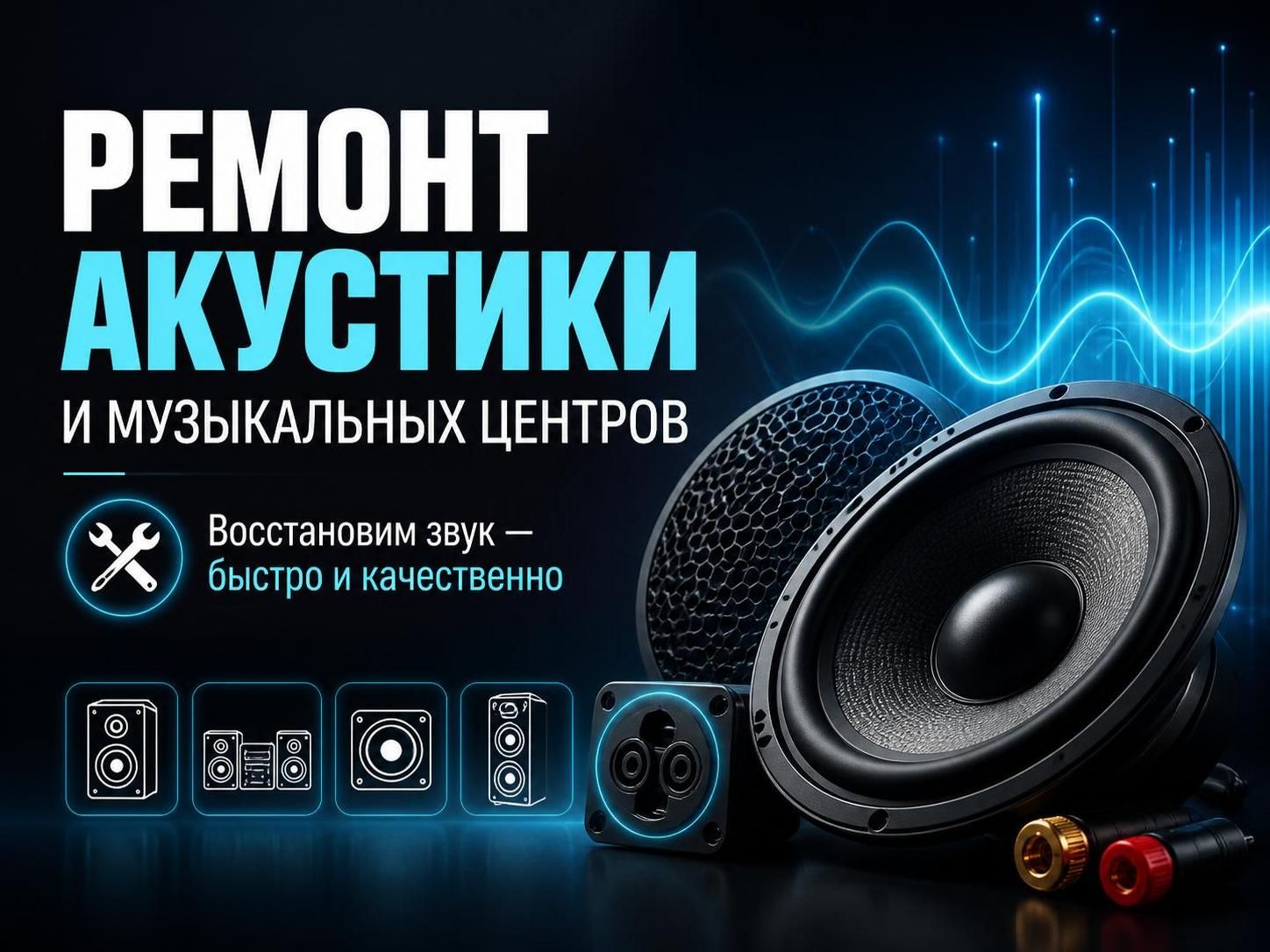 Ремонт акустики и музык. центров — Светлана Миронова, фото