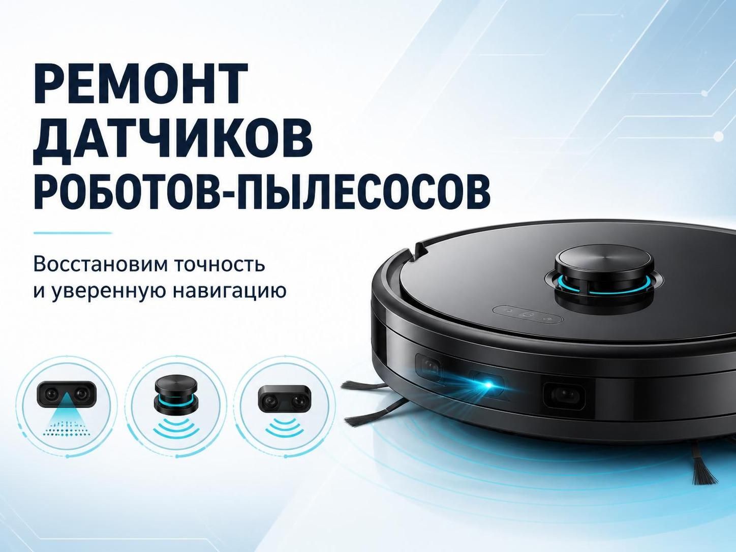 Ремонт датчиков роботов пылесосов — Михаил, фото