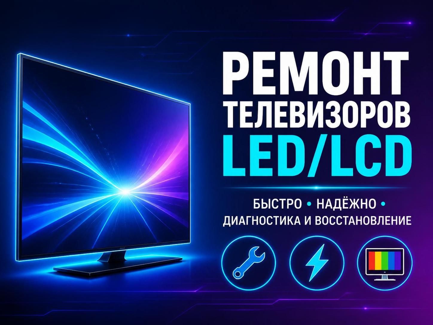 Ремонт телевизоров LED/LCD — Денис Марков, фото