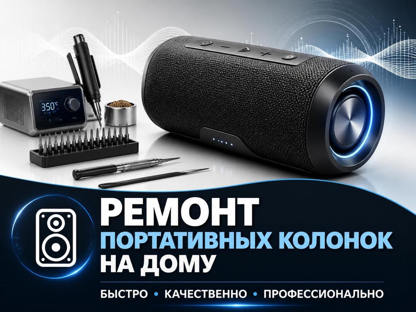 Ремонт портативных колонок на дому — Олег, фото