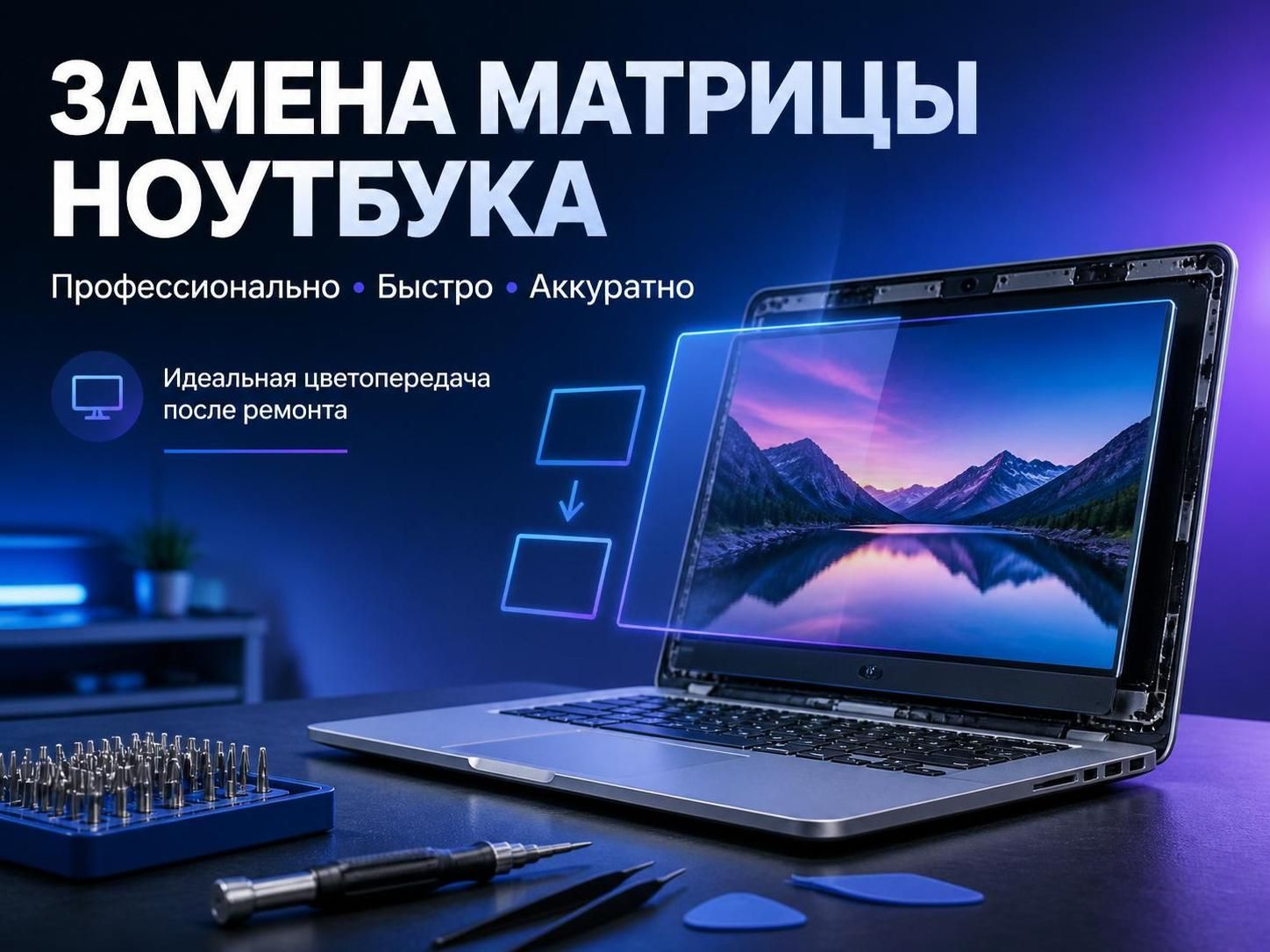 Замена матрицы ноутбука — Максим, фото