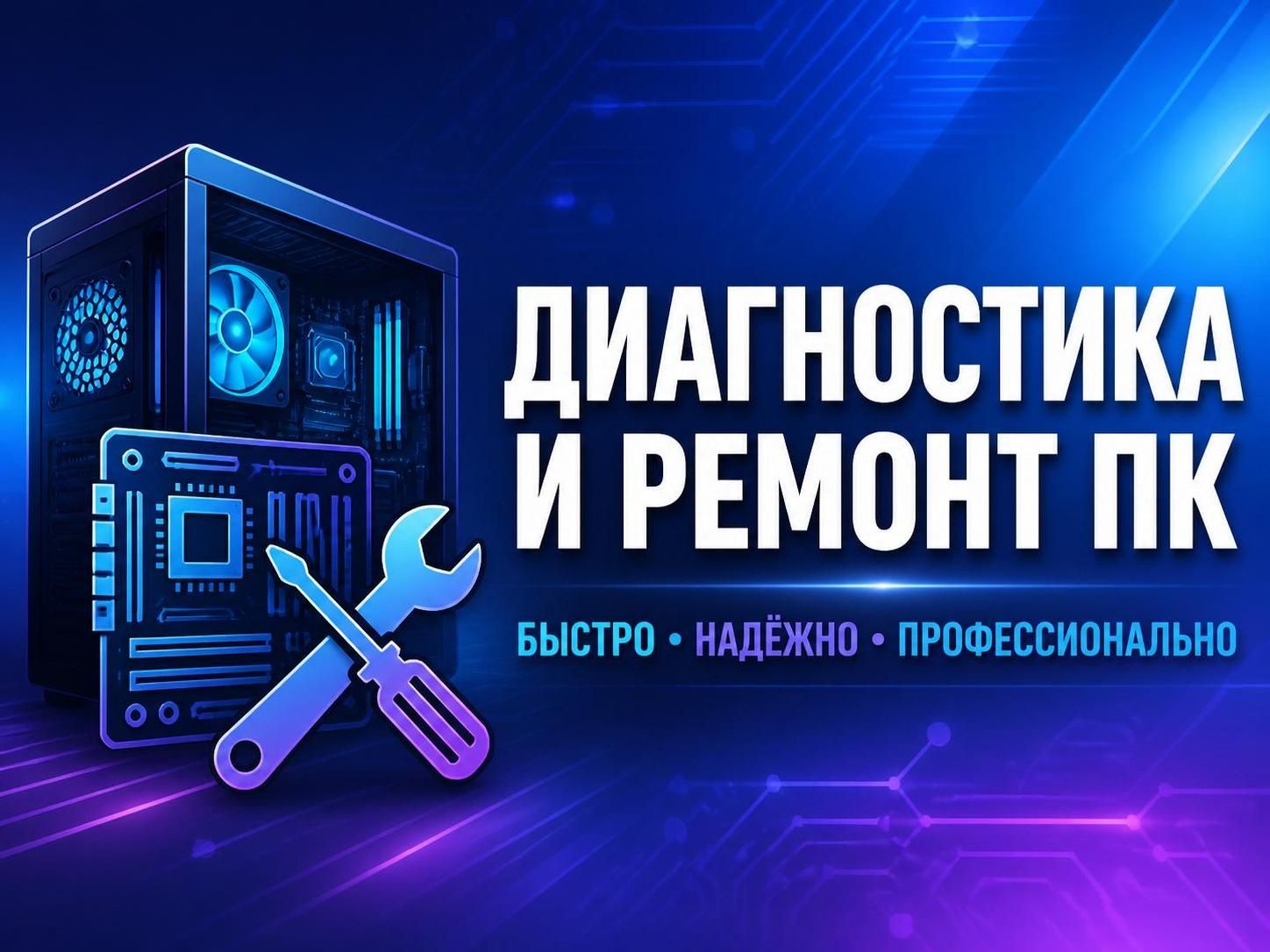 Диагностика и ремонт ПК — Сергей, фото