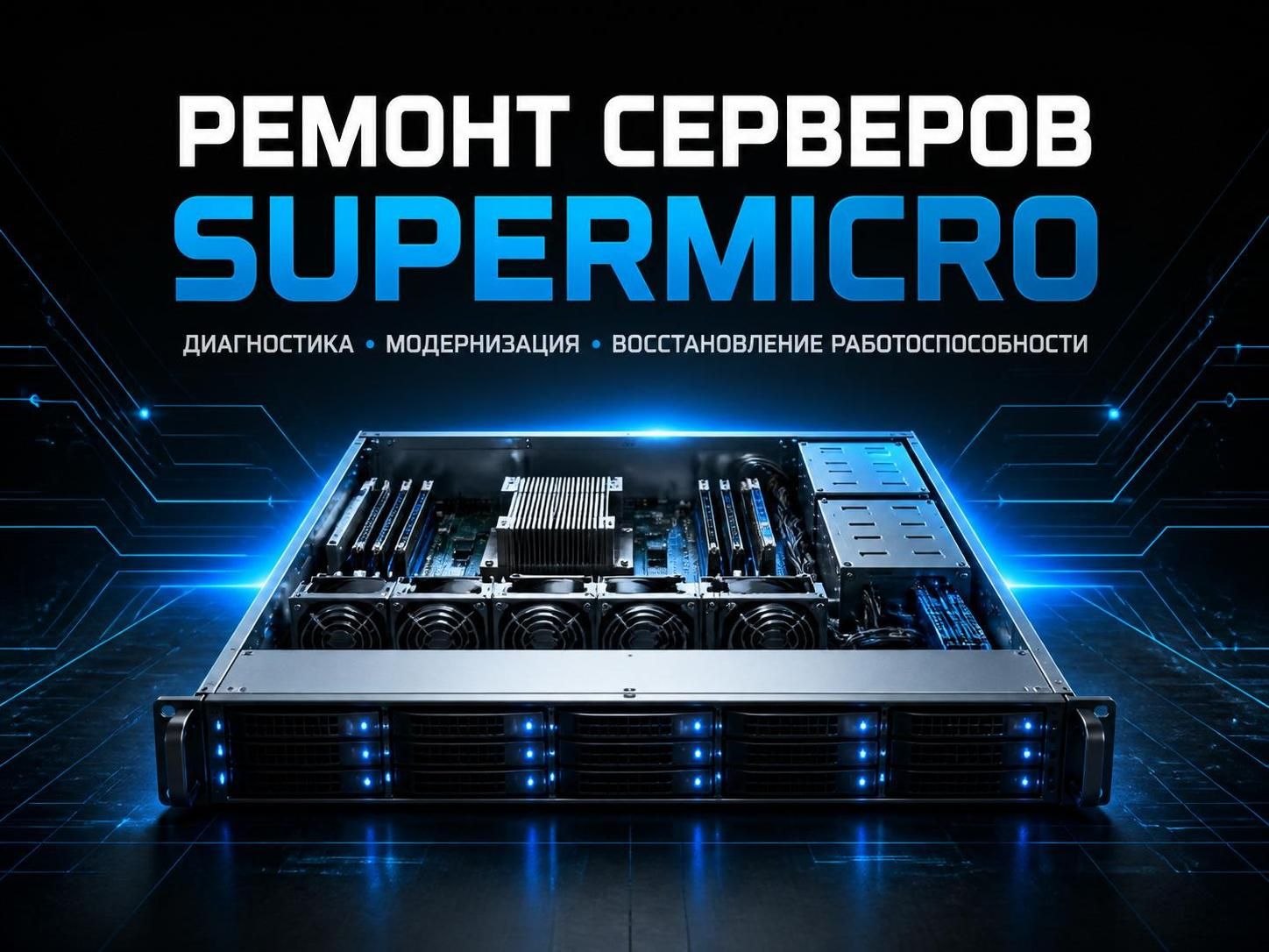 Ремонт серверов Supermicro — Павел, фото