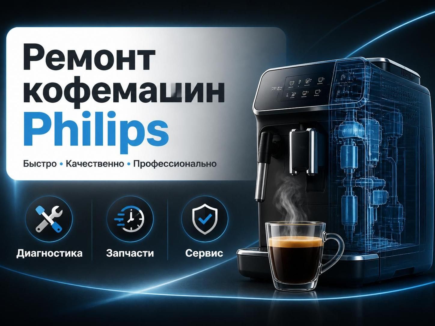 Ремонт кофемашин Philips — Дмитрий, фото