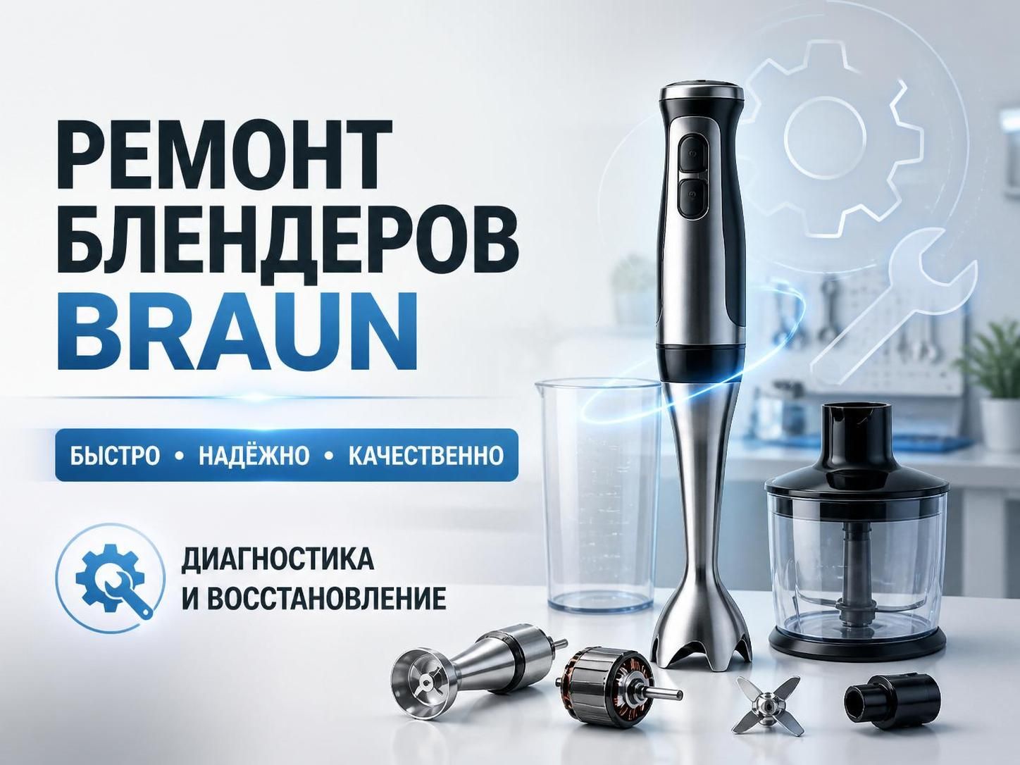 Ремонт блендеров Braun — Роман, фото