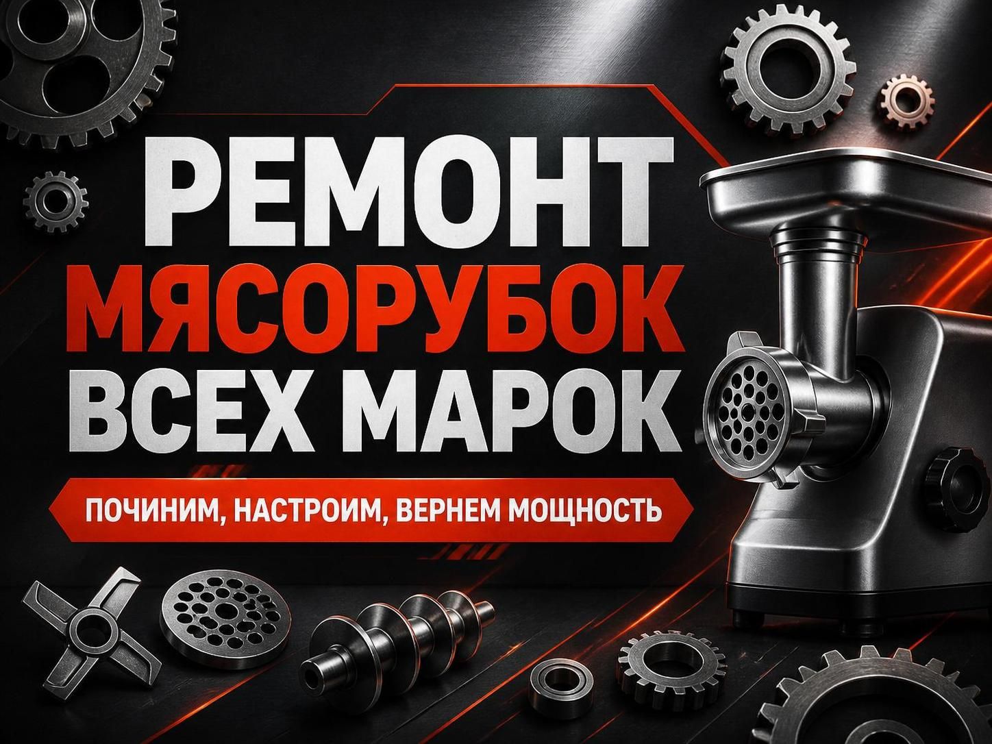 Ремонт мясорубок всех марок — Андрей, фото