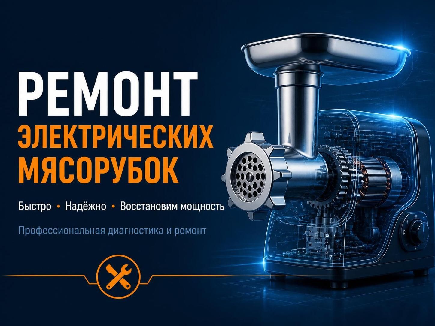 Ремонт электрических мясорубок — Артём, фото