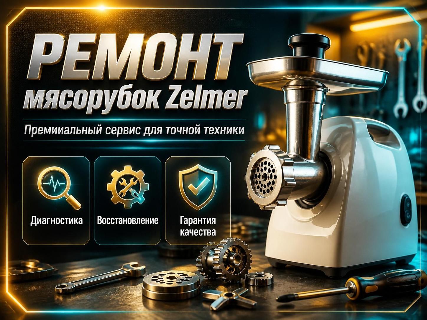 Ремонт мясорубок Zelmer — Максим, фото