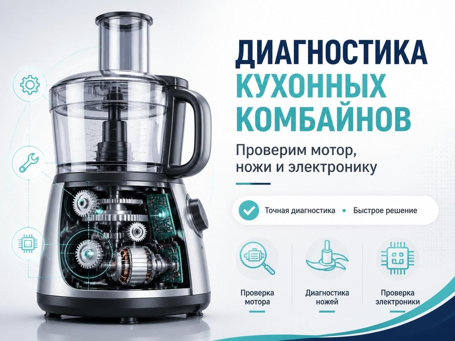 Диагностика кухонных комбайнов — Николай, фото