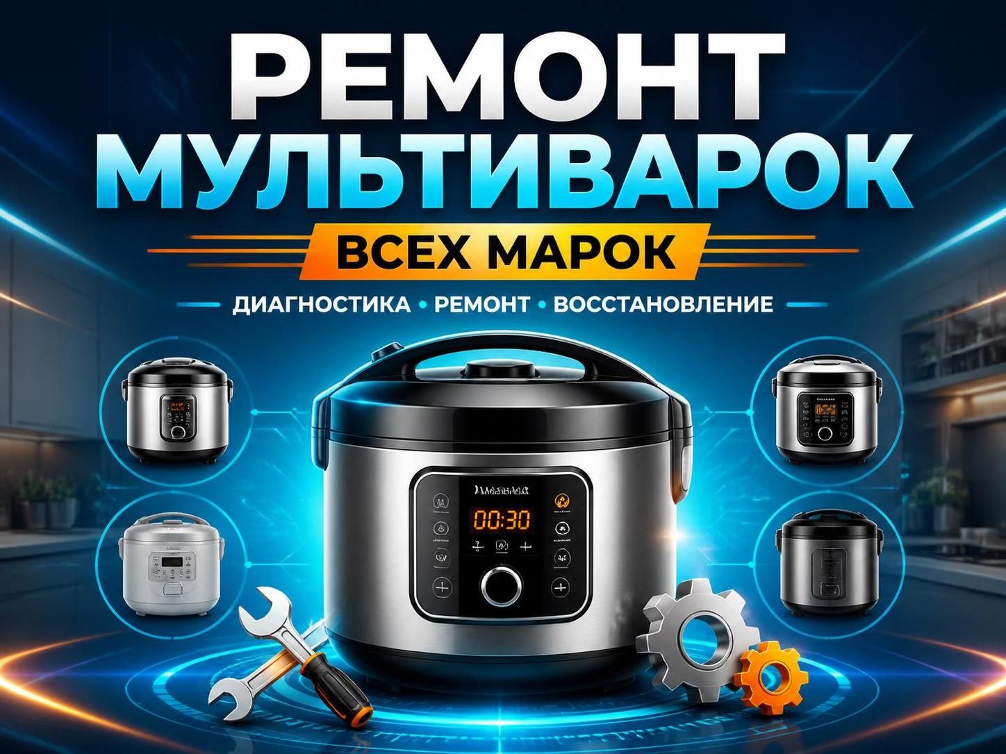 Ремонт мультиварок всех марок — Артём, фото