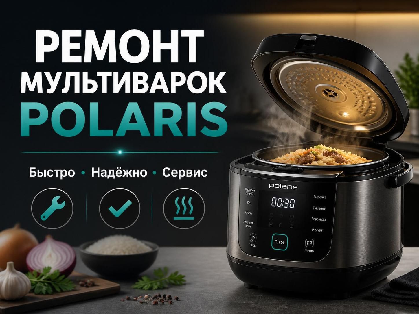 Ремонт мультиварок Polaris — Владимир, фото