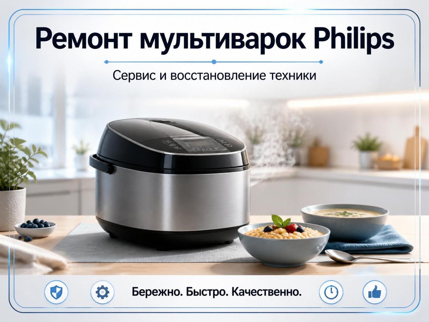 Ремонт мультиварок Philips — Роман, фото
