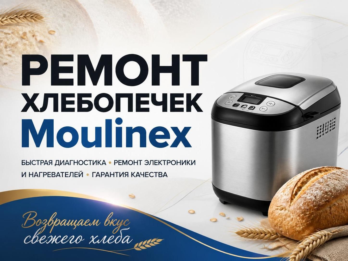 Ремонт хлебопечек Moulinex — Евгений, фото