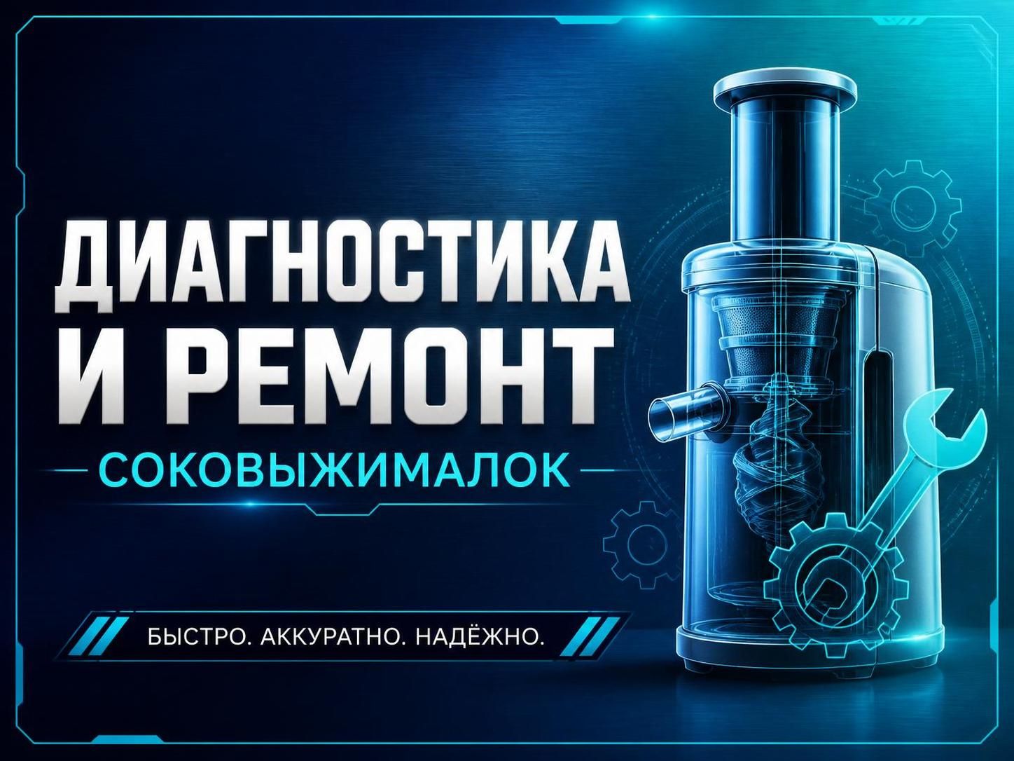 Диагностика и ремонт соковыжималок — Роман, фото