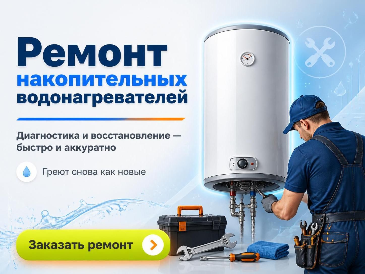 Ремонт накопительных водонагревателей — Александр, фото