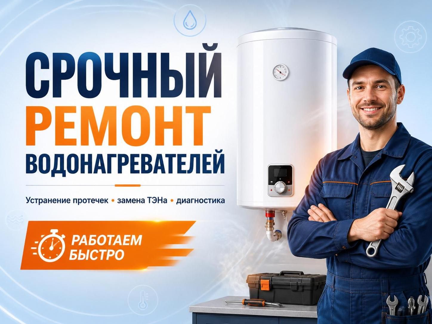 Срочный ремонт водонагревателей — Роман, фото