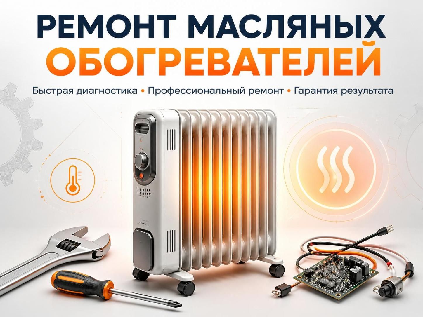 Ремонт масляных обогревателей — Олег, фото