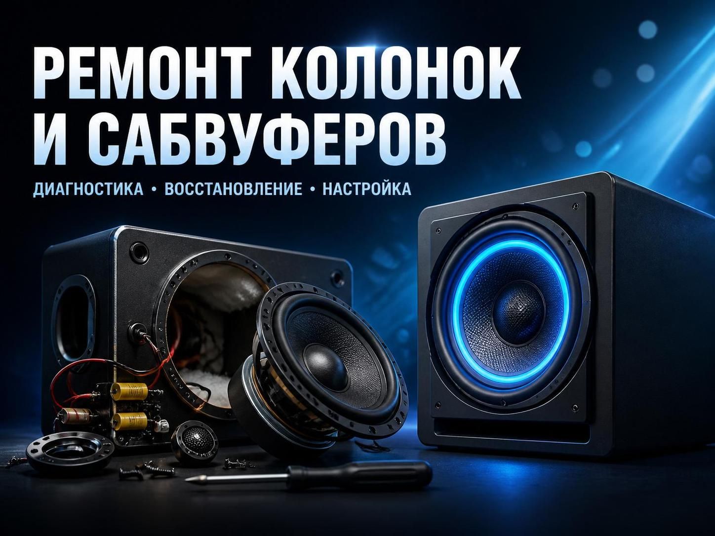 Ремонт колонок и сабвуферов — Максим, фото