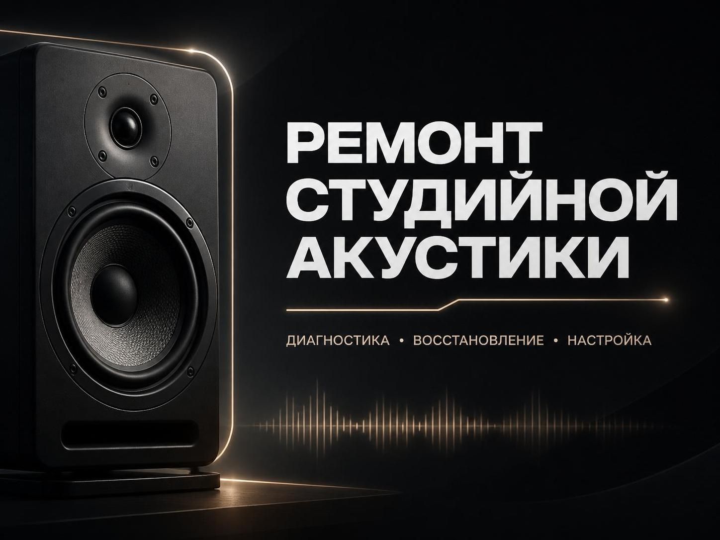 Ремонт студийной акустики — Михаил, фото