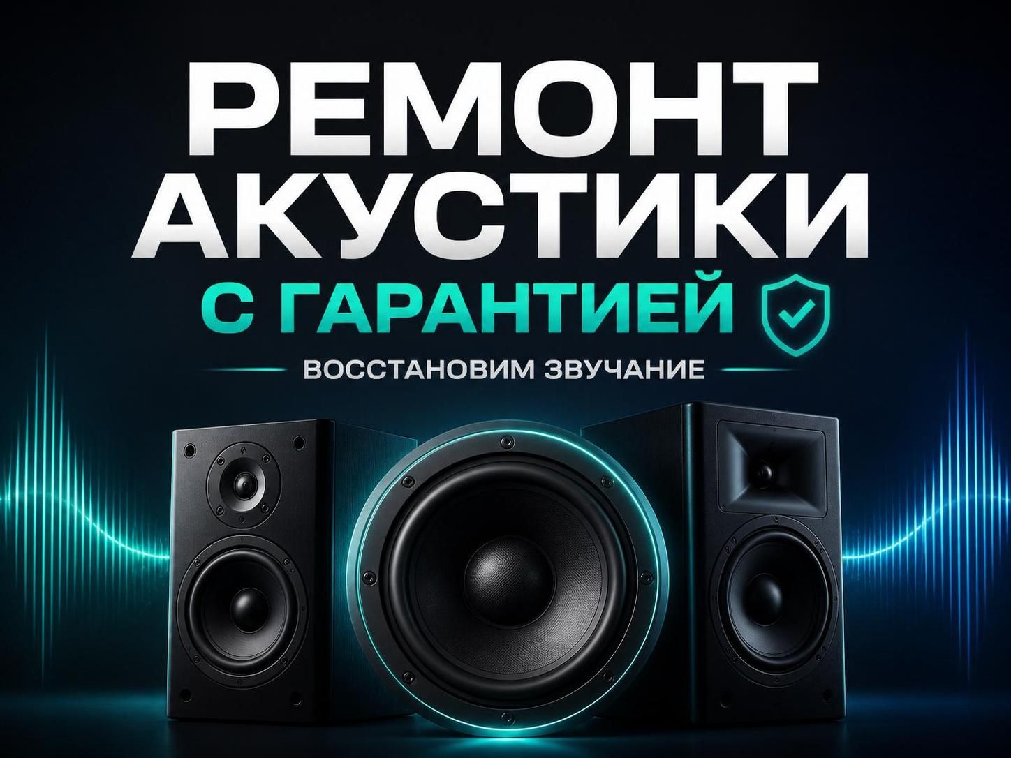 Ремонт акустики с гарантией — Андрей, фото