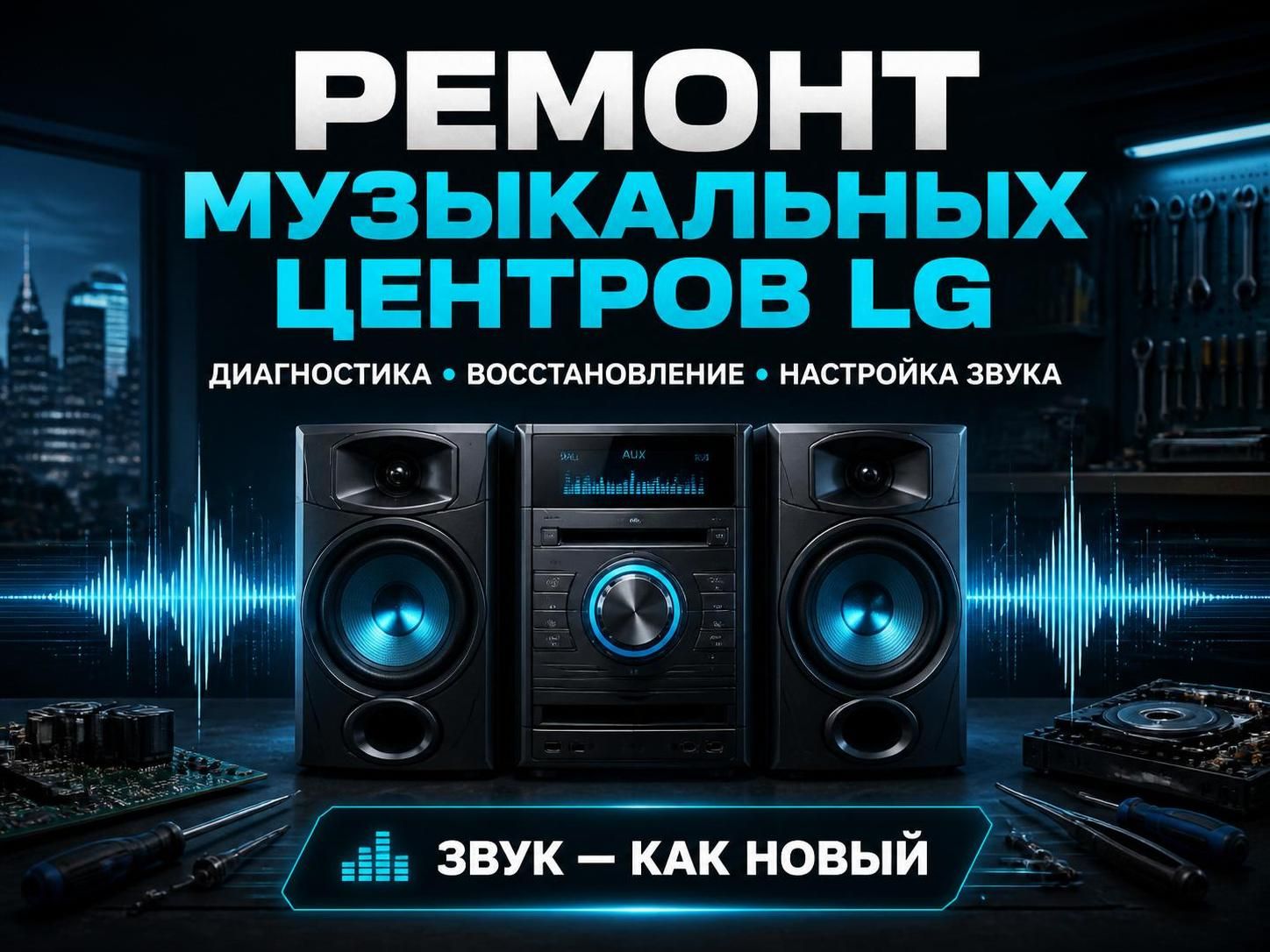 Ремонт музыкальных центров LG — Александр, фото