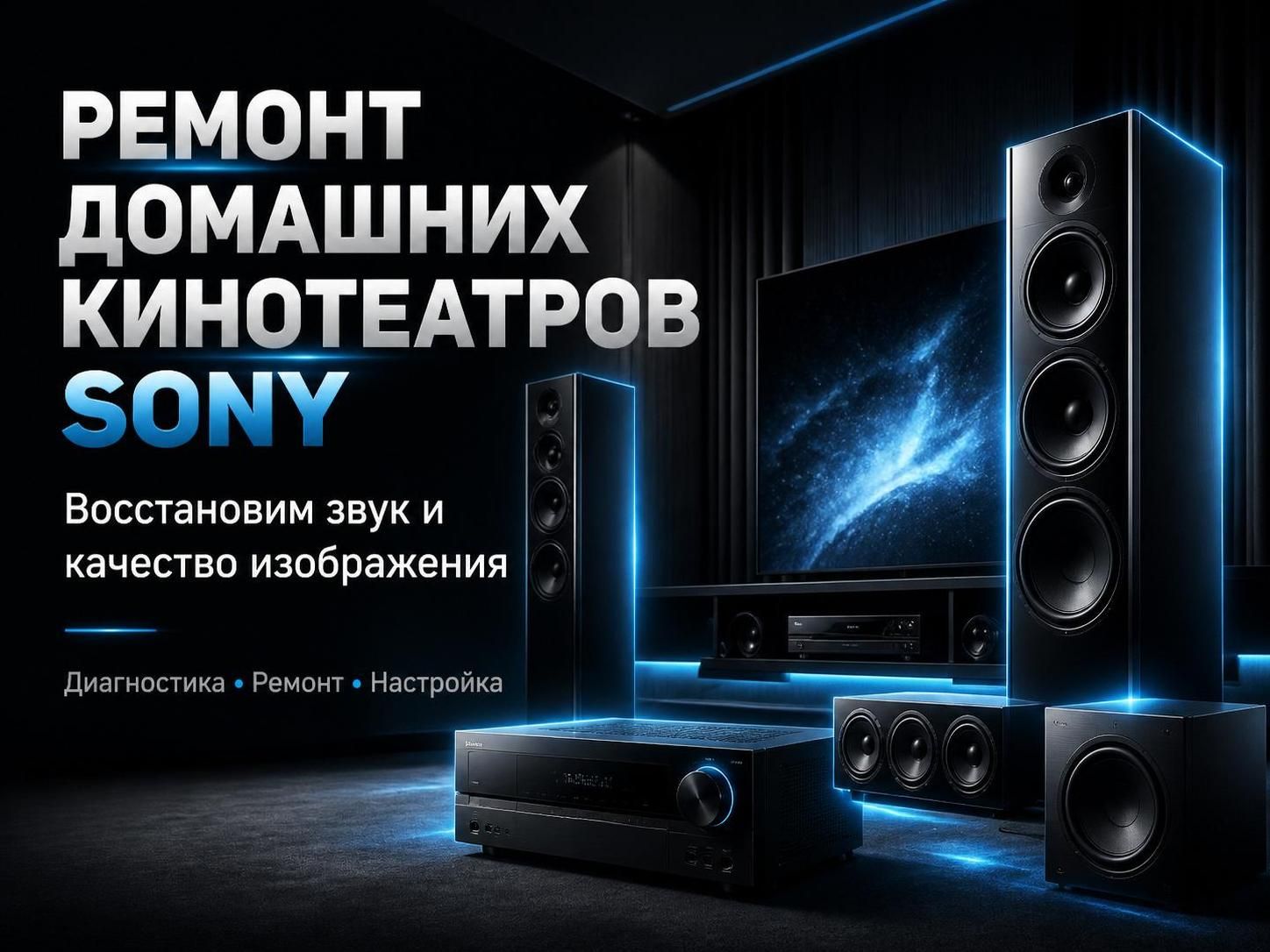 Ремонт домашних кинотеатров Sony — Иван, фото