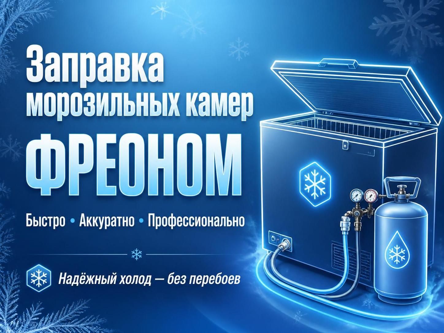 Заправка морозильных камер фреоном — Артём, фото