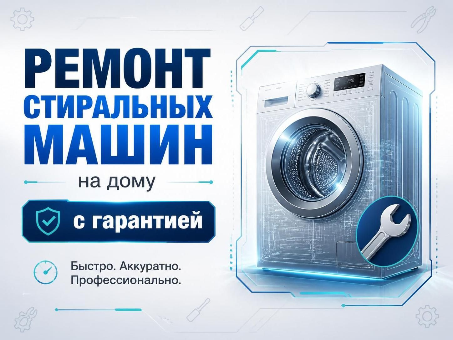 Ремонт стиральных машин на дому с гарантией — Иван, фото