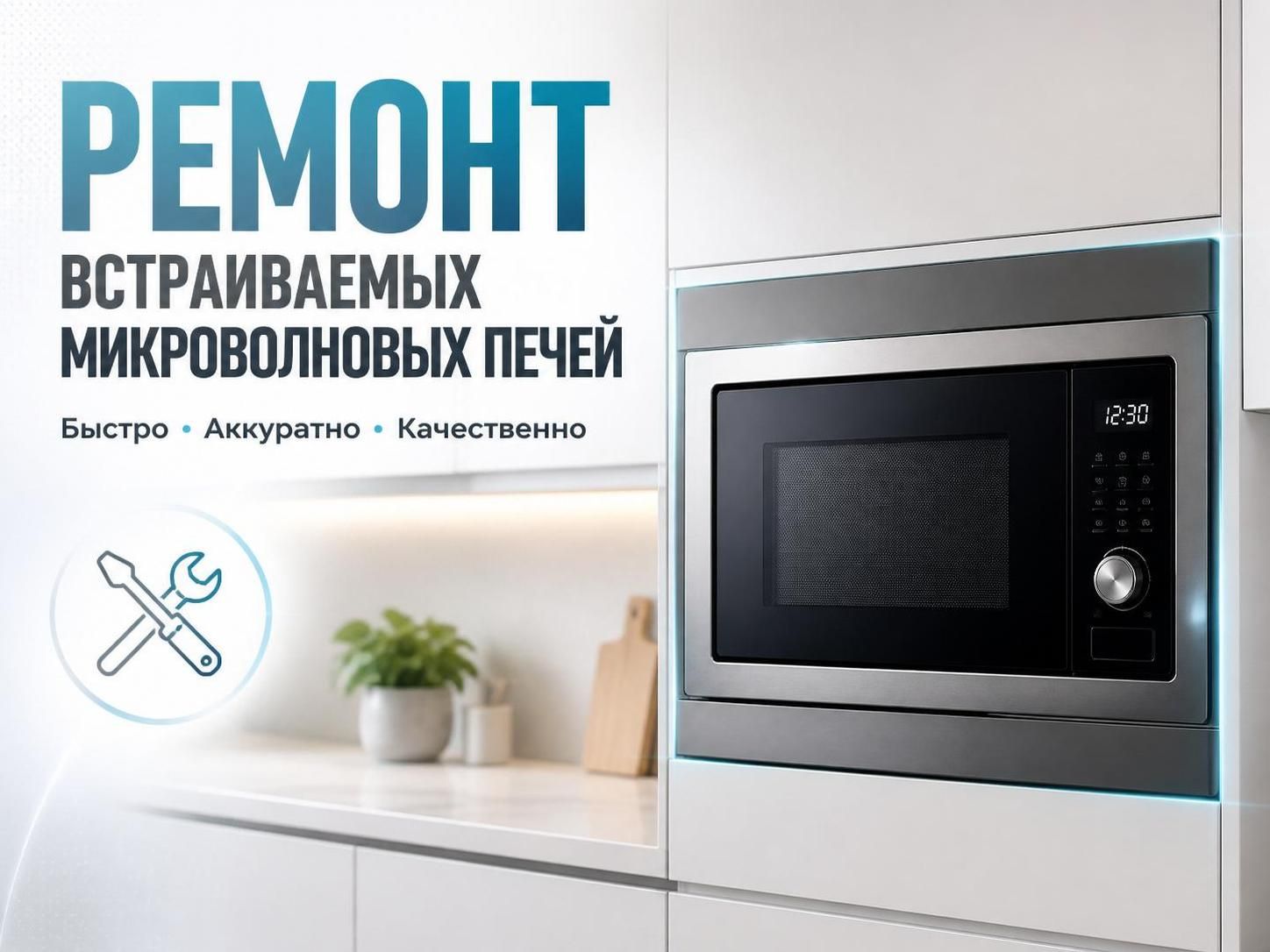 Ремонт встраиваемых микроволновых печей — Иван, фото