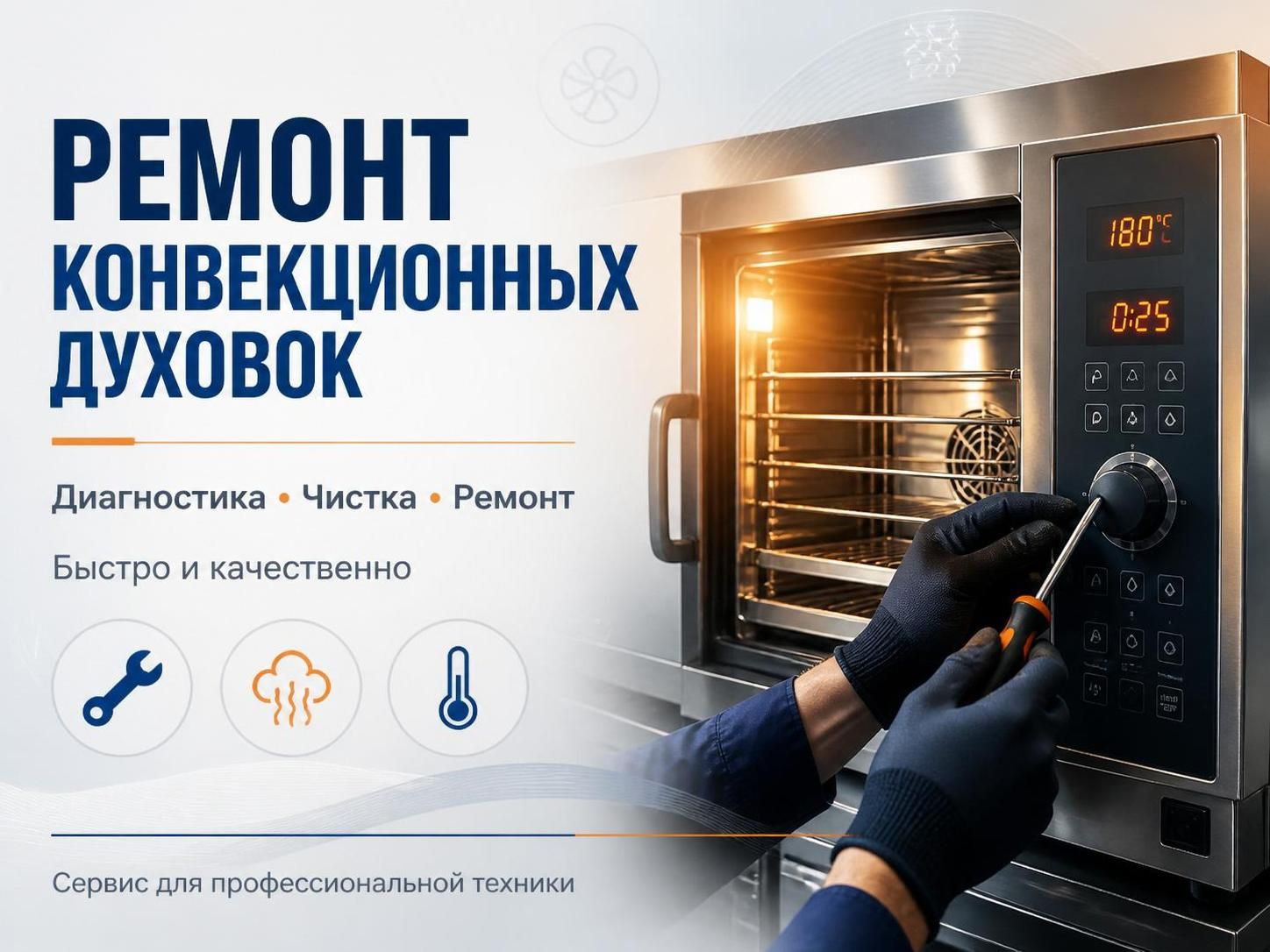 Ремонт конвекционных духовок — Александр, фото