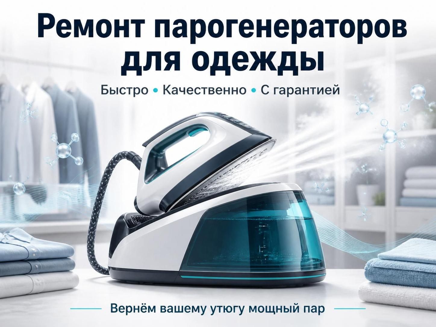 Ремонт парогенераторов для одежды — Александр, фото