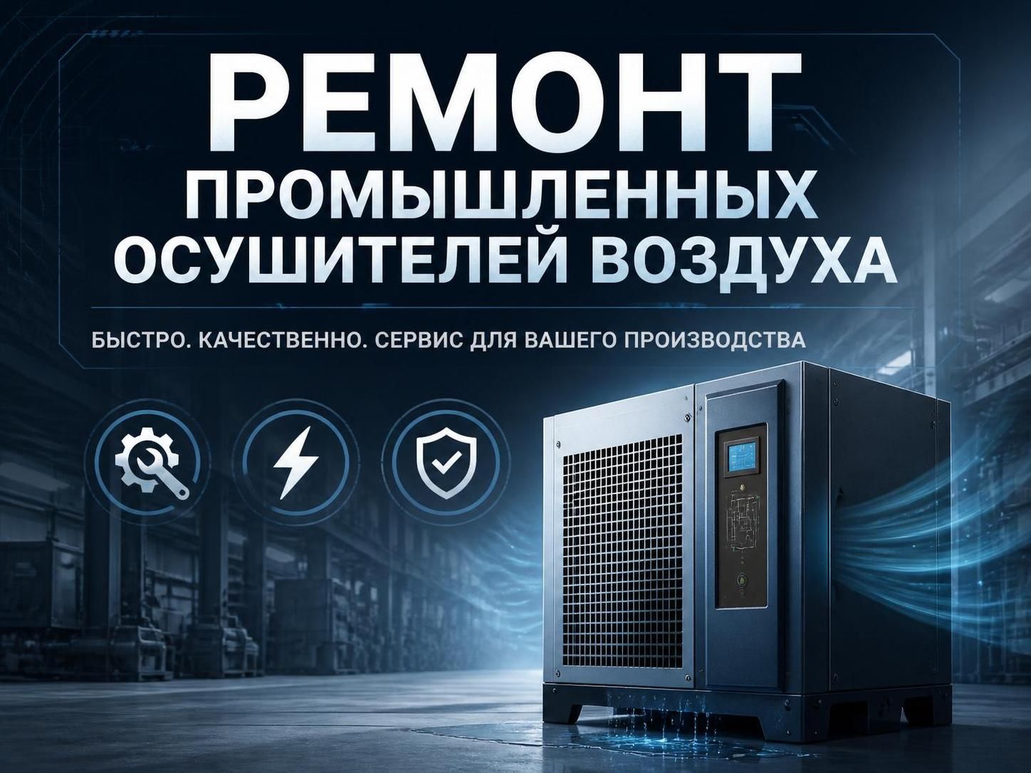 Ремонт промышленных осушителей воздуха — Николай, фото