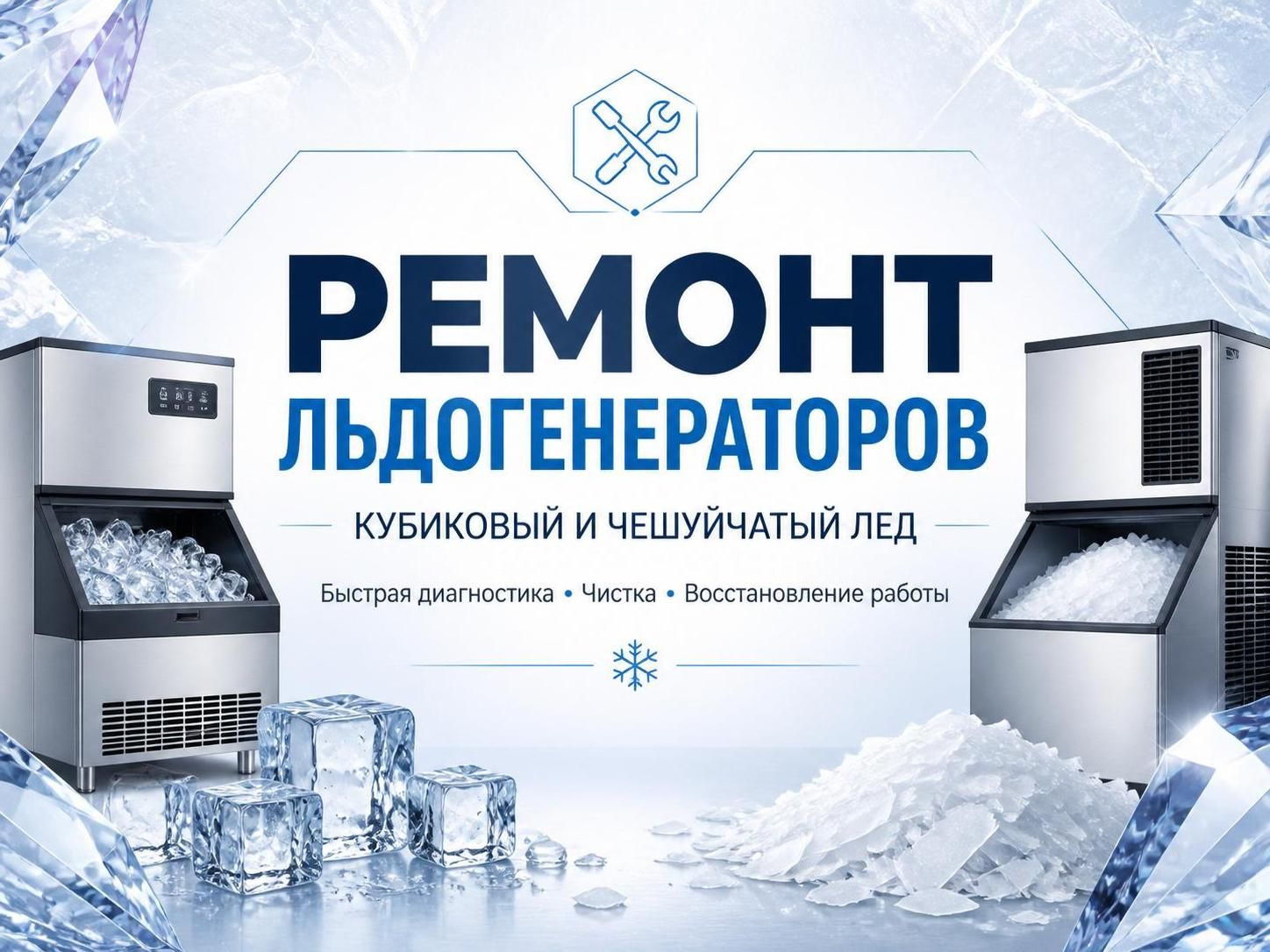 Ремонт льдогенераторов кубикового и чешуйчатого льда — Александр, фото