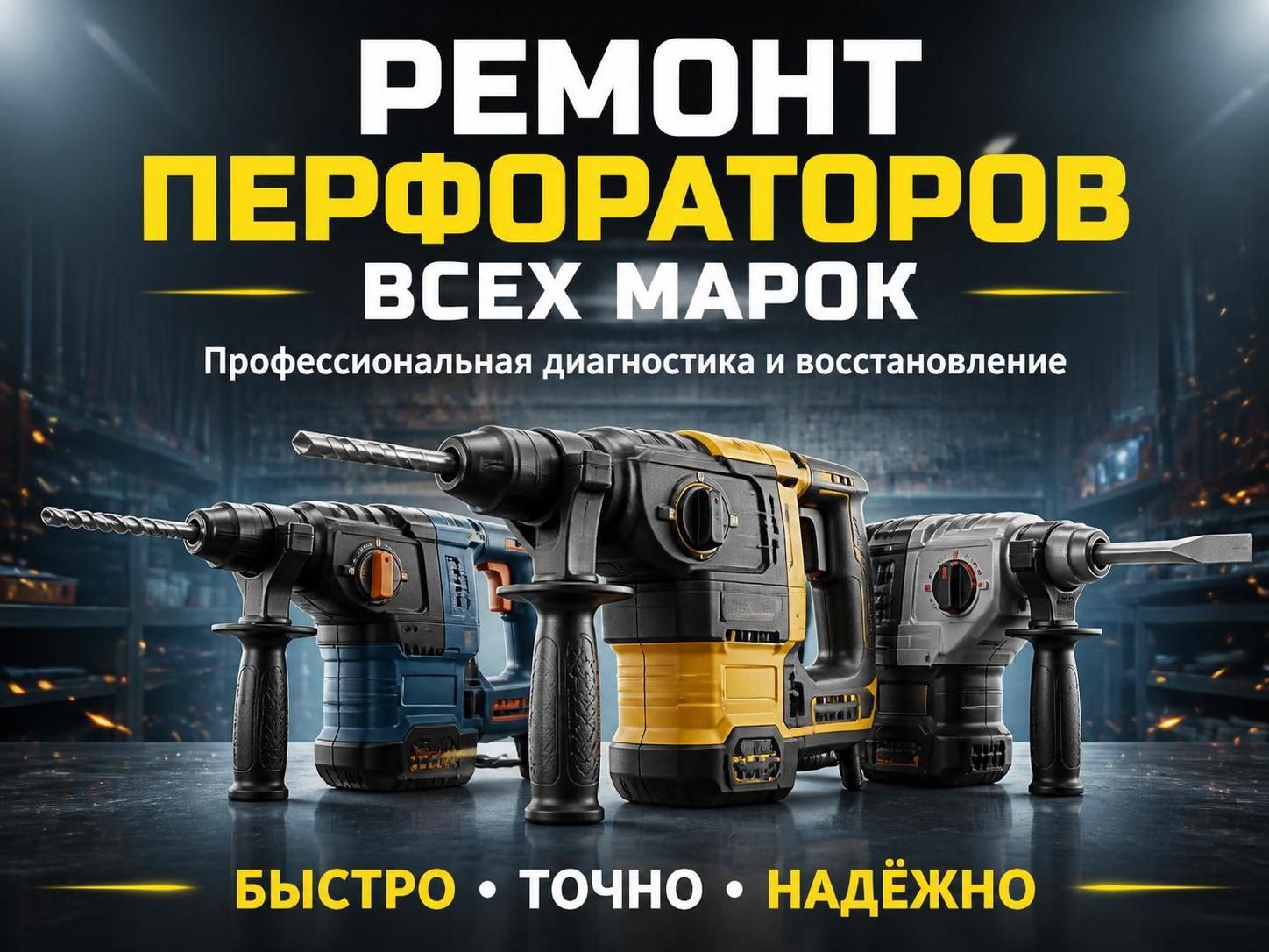 Ремонт перфораторов всех марок — Алексей, фото