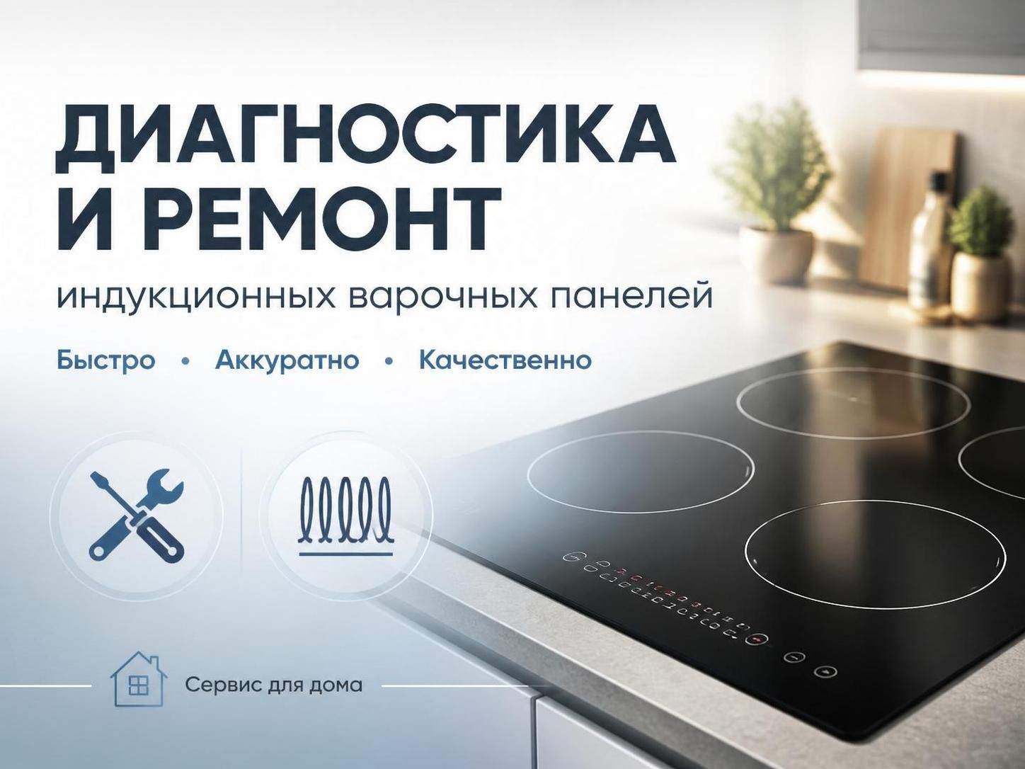 Диагностика и ремонт индукционных варочных панелей — Андрей, фото