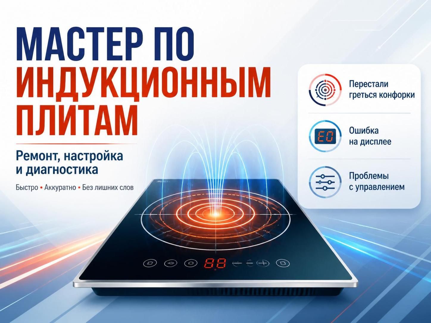 Мастер по индукционным плитам — Олег, фото