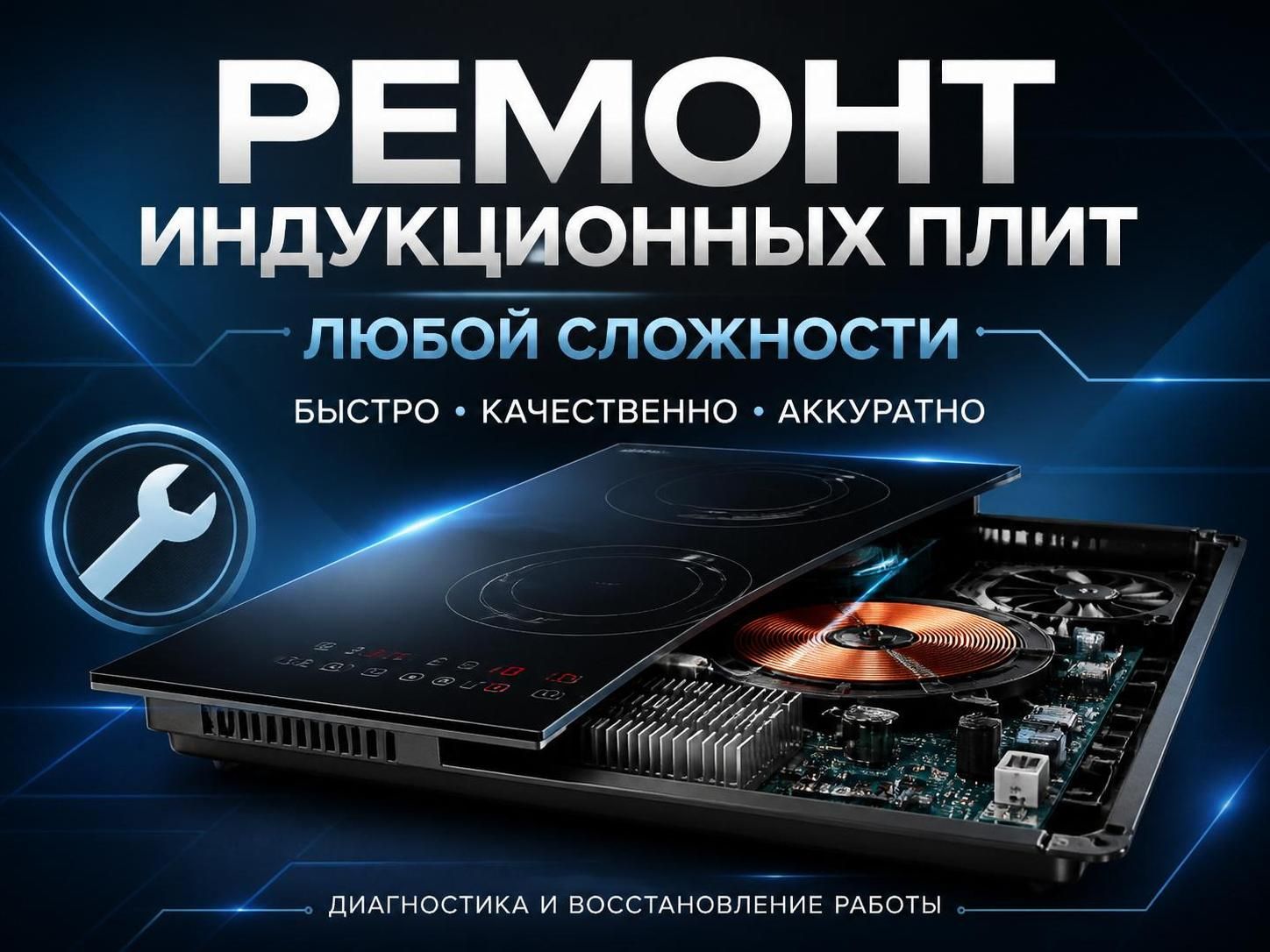 Ремонт индукционных плит любой сложности — Евгений, фото