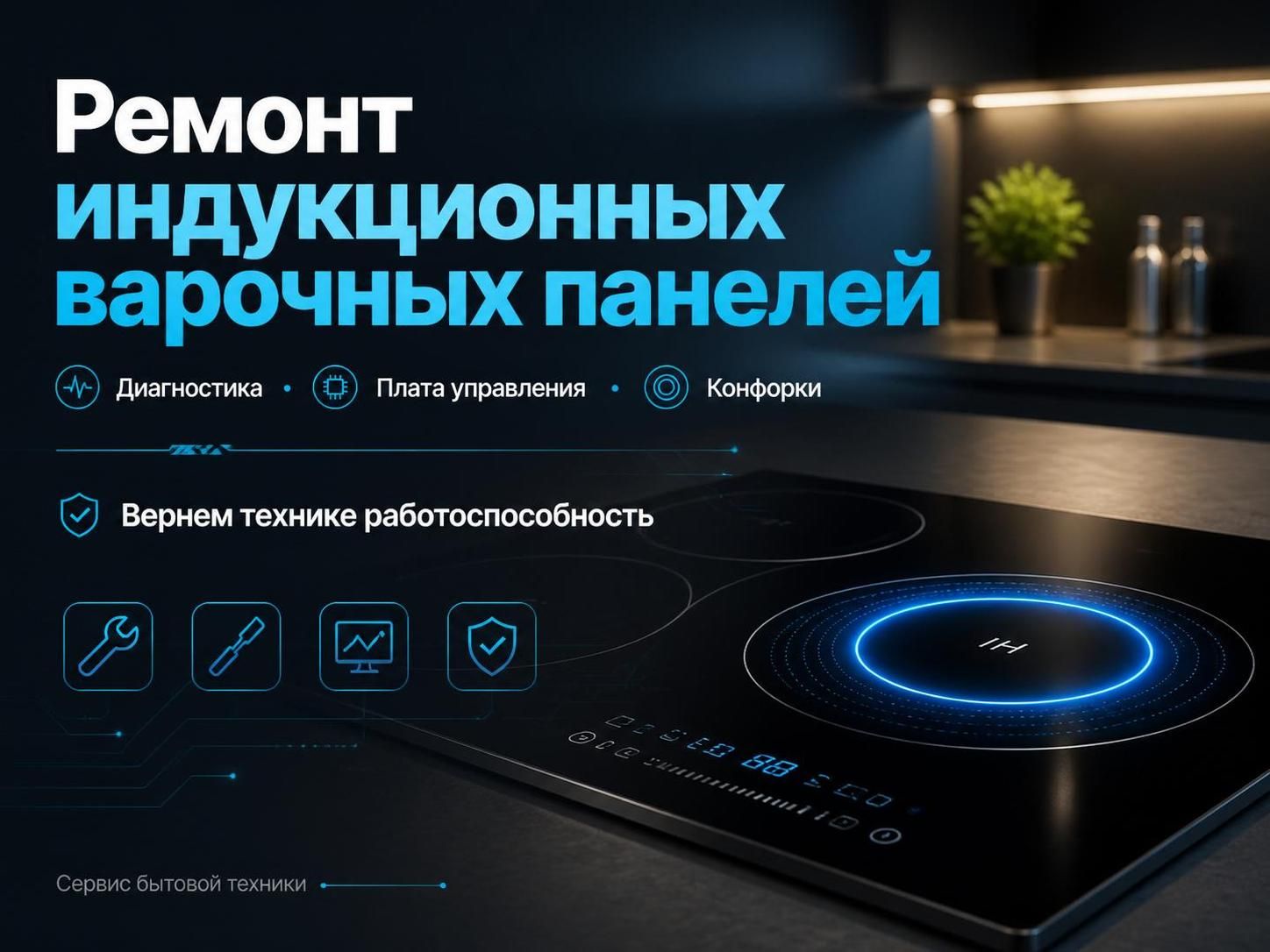 Ремонт индукционных варочных панелей — Максим, фото