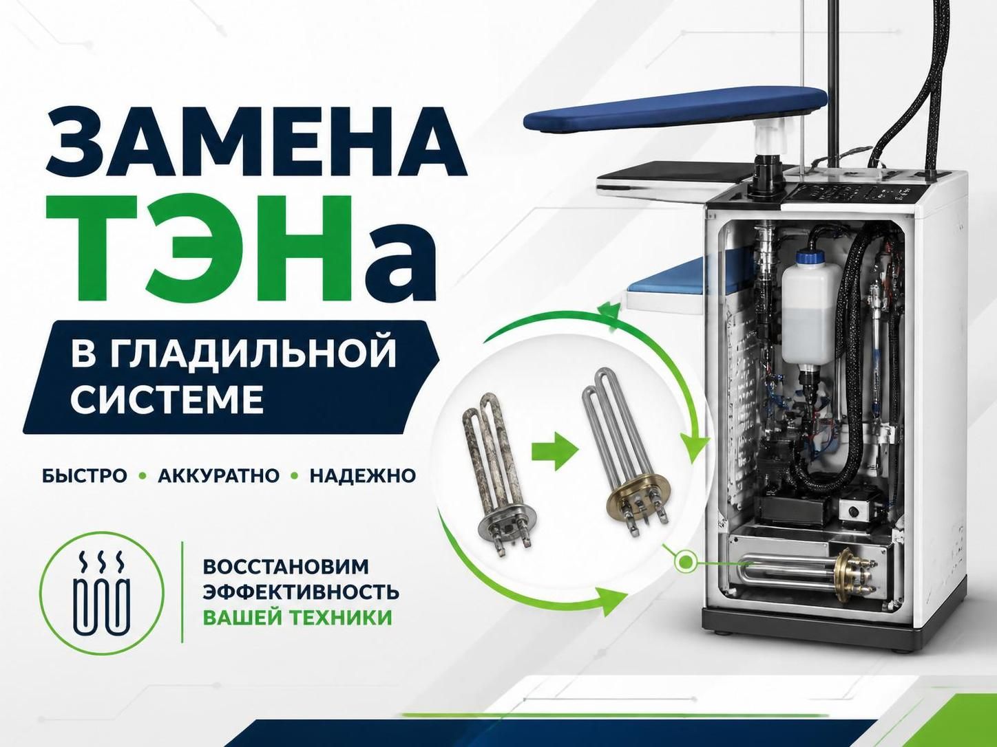 Замена ТЭНа в гладильной системе — Дмитрий, фото