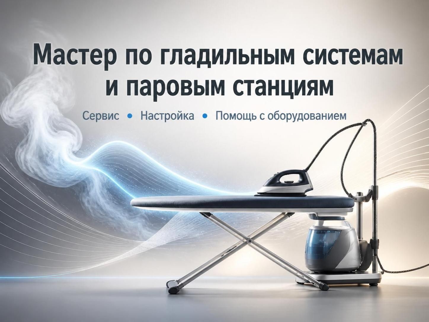 Мастер по гладильным системам и паровым станциям — Олег, фото