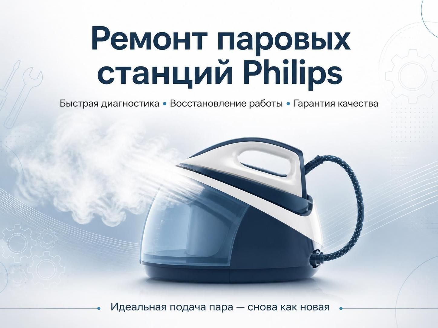 Ремонт паровых станций Philips — Роман, фото