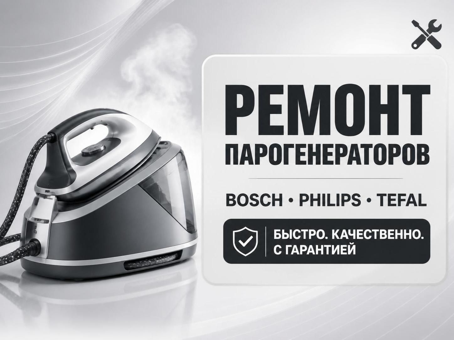 Ремонт парогенераторов Bosch, Philips, Tefal — Сергей, фото