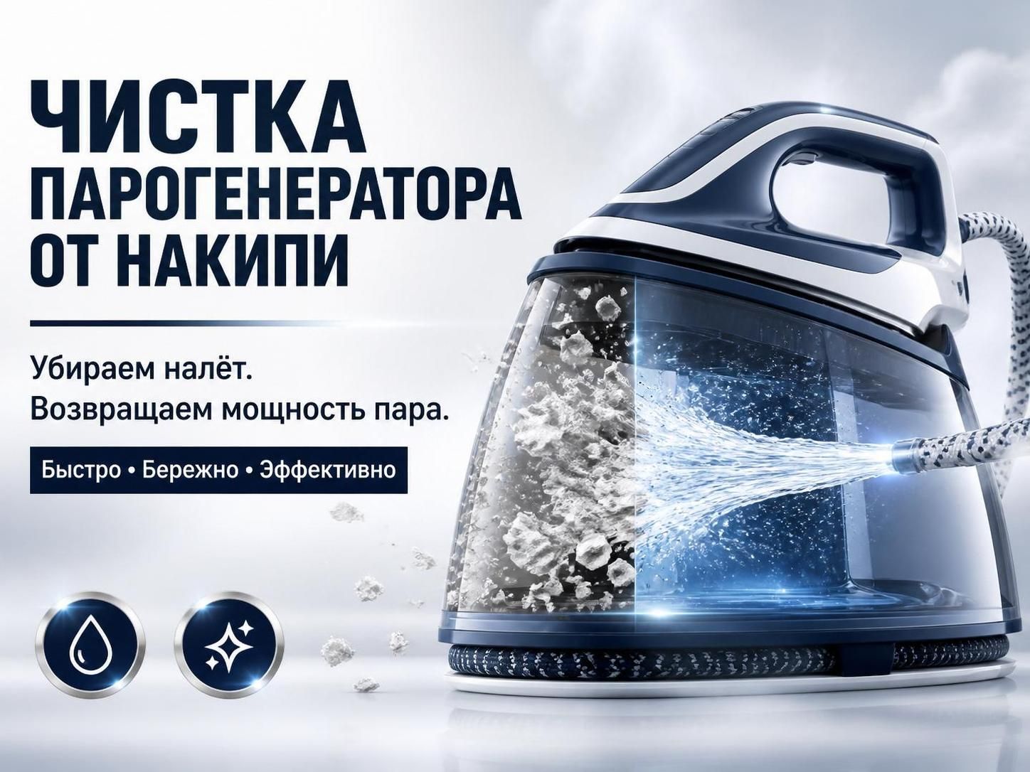 Чистка парогенератора от накипи — Роман, фото