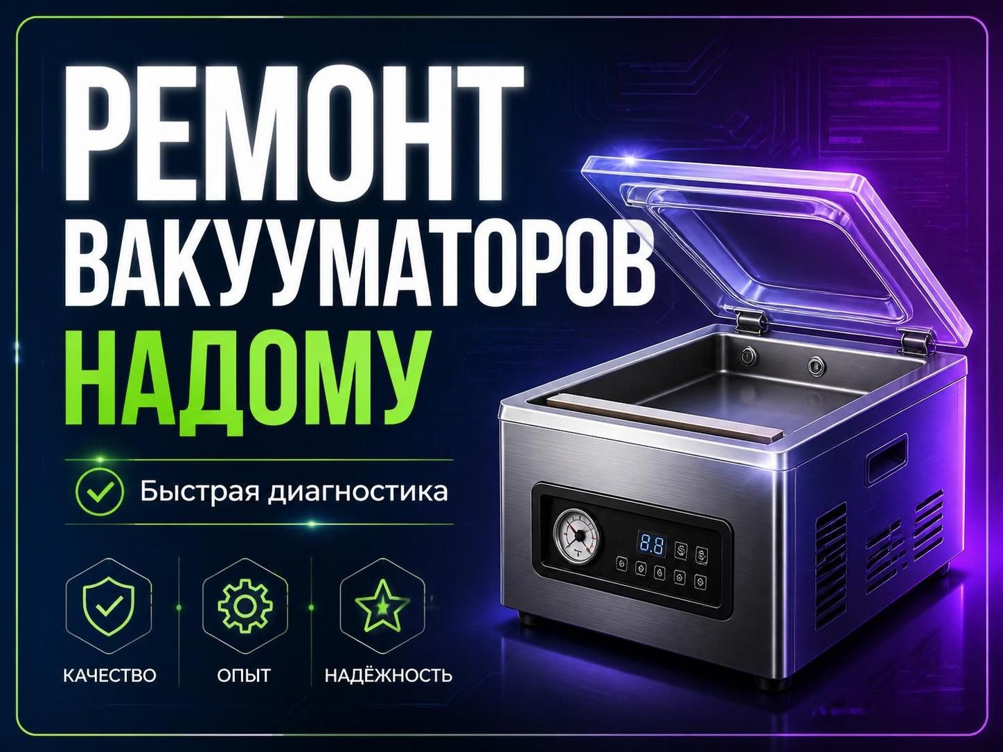 Ремонт вакууматоров на дому — Павел, фото